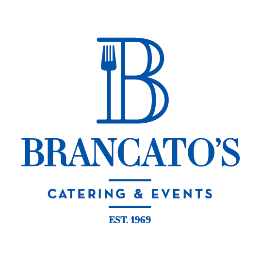 白背景のBrancato’s Catering & Eventsのロゴ